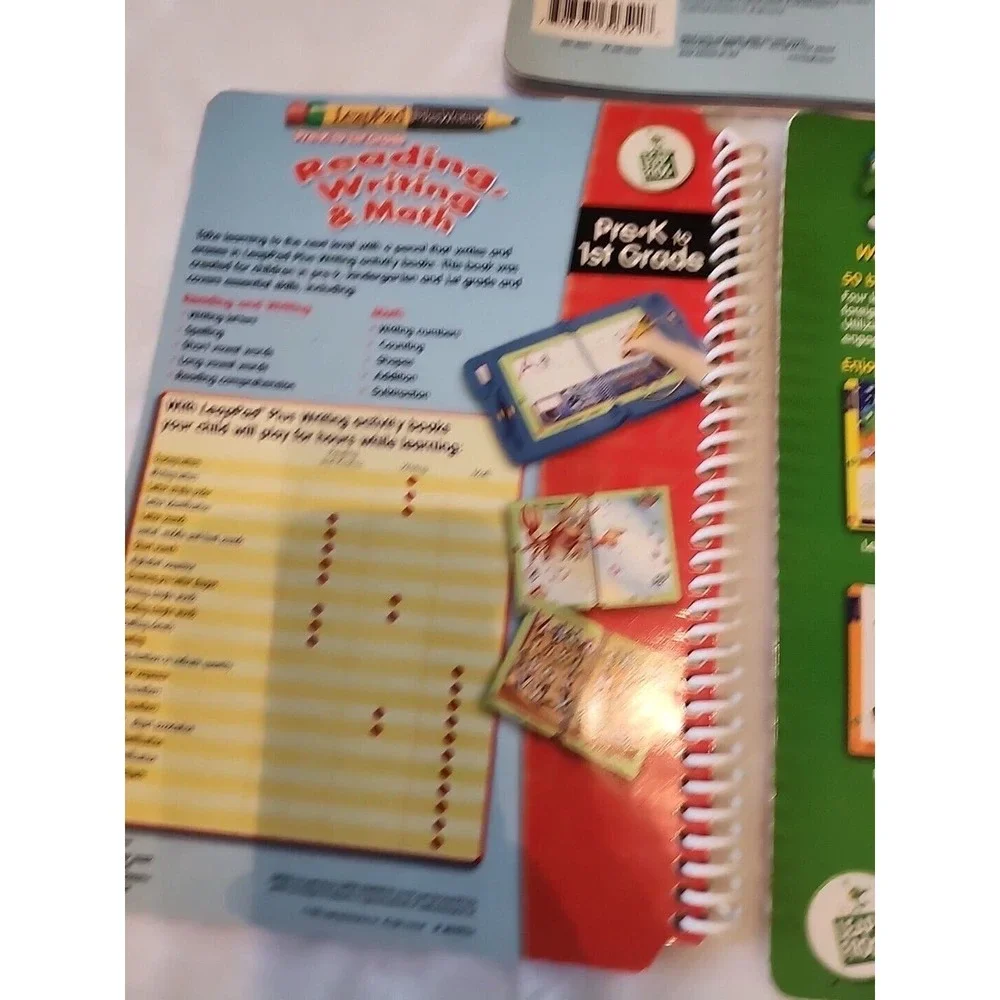 LeapFrog‎ Lot of 3 Books NO CARTRIDGES Reading